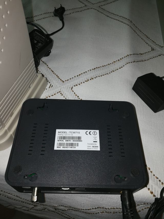 router y receptor parabolica