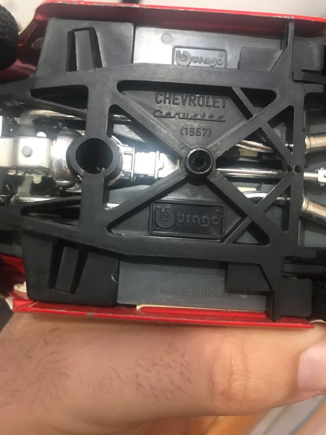 Chevrolet corvette 1957 burago, 1/24