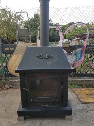 Chimenea Hierro de segunda mano en WALLAPOP