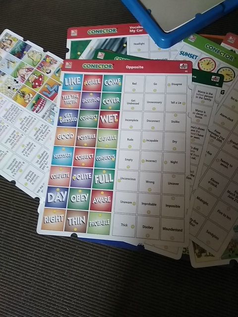 juego electrónico aprendizaje de inglés