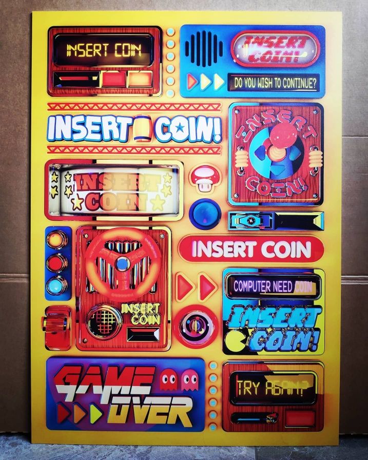 Imagen de Cuadro ARCADE INSERT COIN