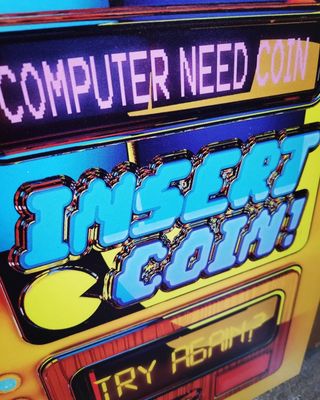 Cuadro ARCADE INSERT COIN