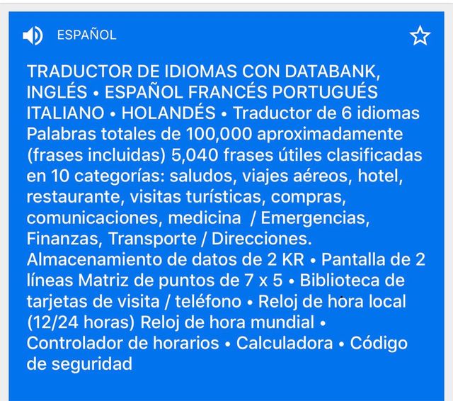 Traductora de 6 Idiomas etc