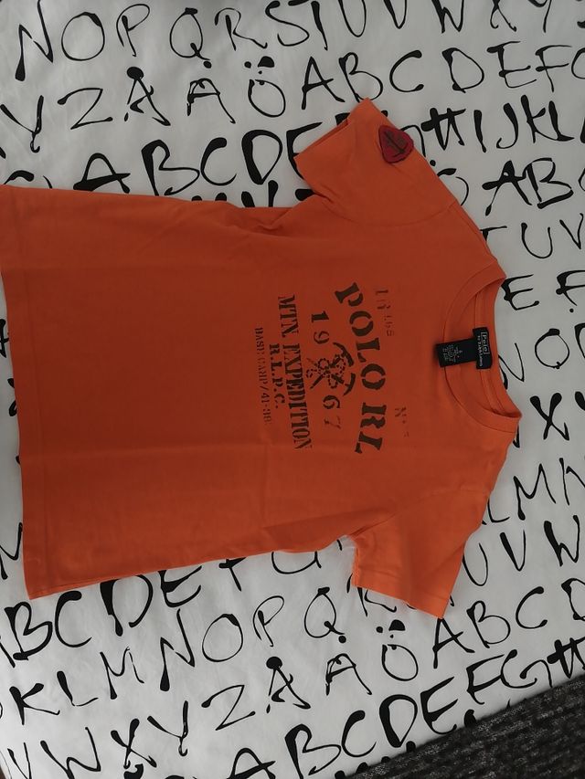 camiseta Ralph Lauren naranja