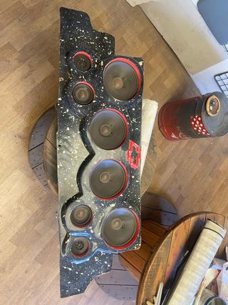Se vende bandeja de audio para corvette del 72