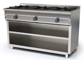 Cocina 3 fuegos+horno