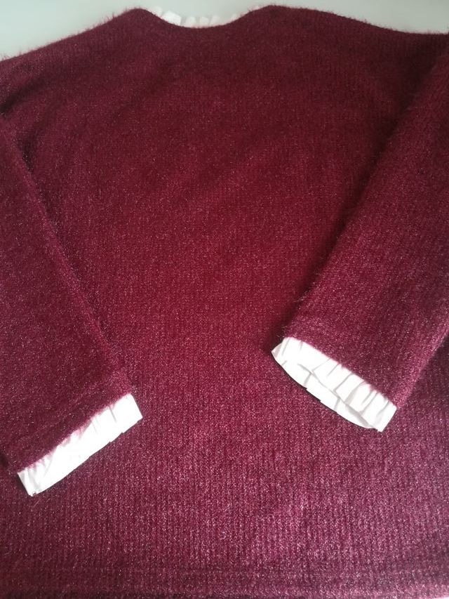 Jersey granate mujer