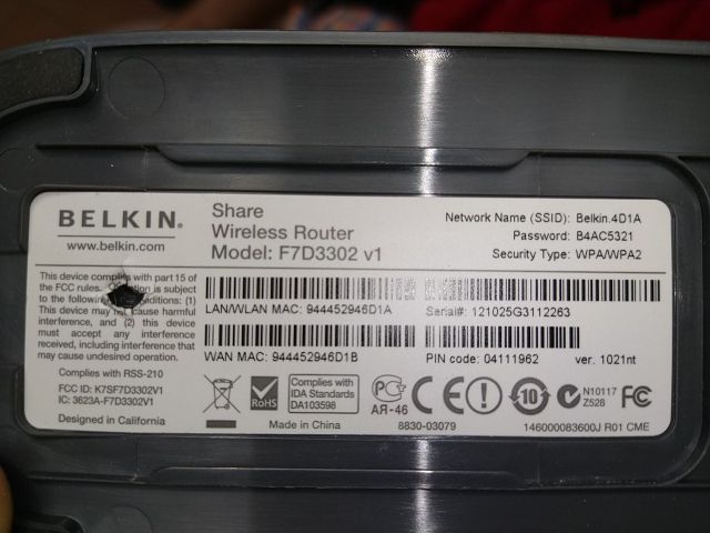 router belkin