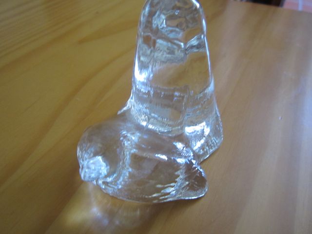 PERRO CRISTAL DE MURANO AÑOS 60