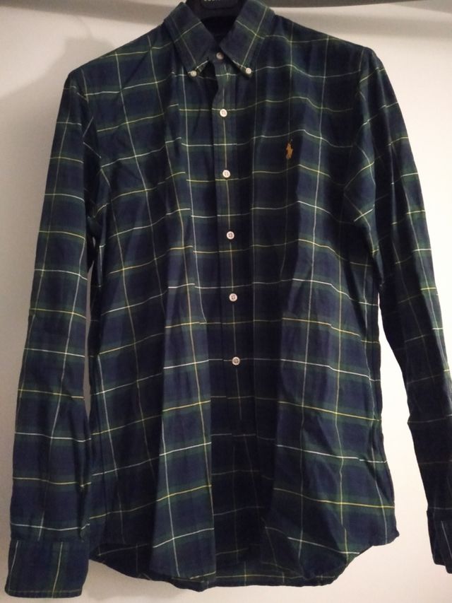 Camisa manga larga cuadros. Polo Ralph Lauren 