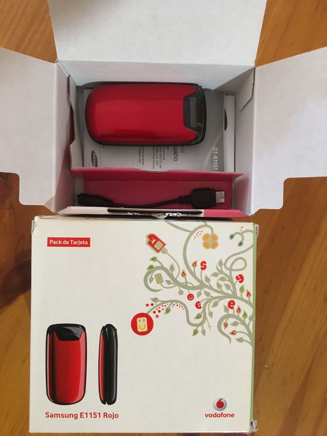 Samsung E1151 Rojo. NUEVO