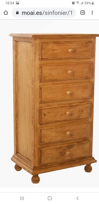Cómoda rústica de segunda mano en WALLAPOP