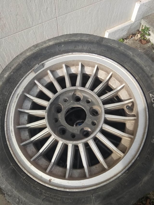 3 Llantas BMW E24 originales 6x14 