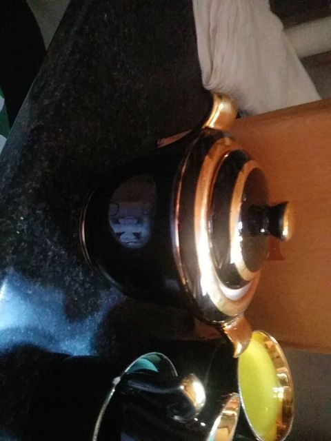 juego de café color negro