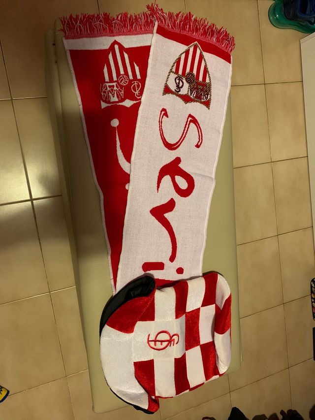 Gorro y bufanda Sevilla F.C.