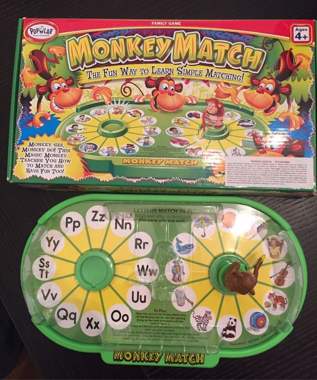 Juego educativo Monkey Match!! Nuevo!!