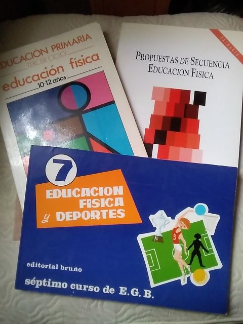 lote de libros Educación física. 8 libros.