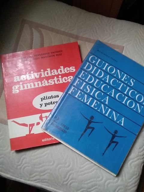lote de libros Educación física. 8 libros.