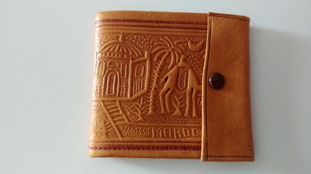 Cartera marroquí de piel - Nueva