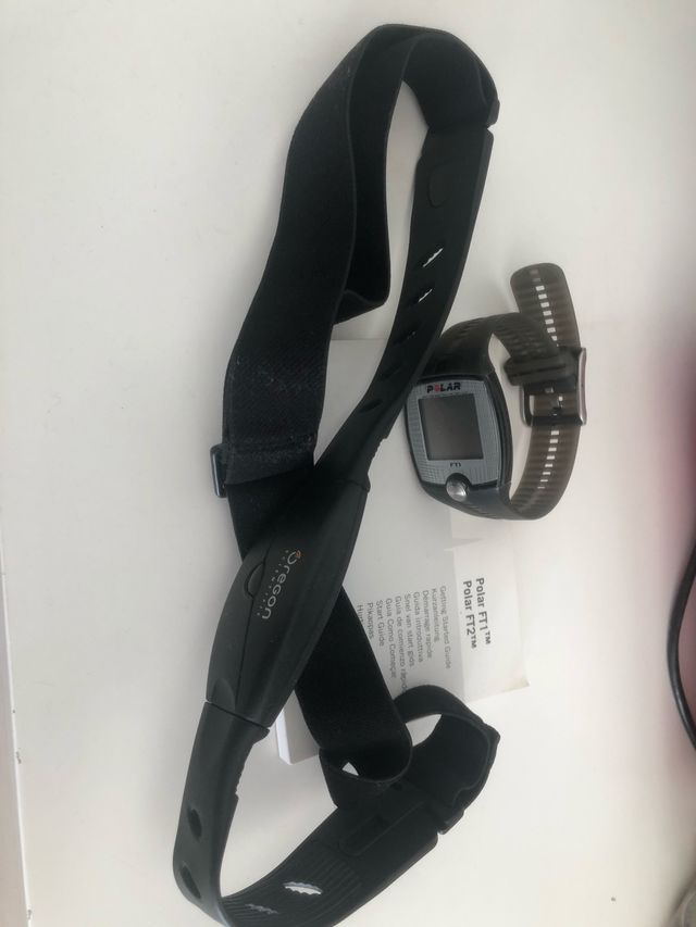 Pulsometro de banda Polar. Reloj y banda