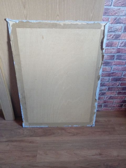 Cuadro  en tela  bordado  87 x 65cm