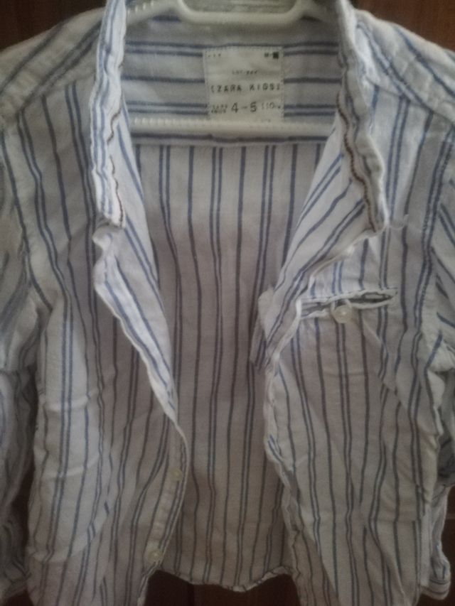 lote 3 camisas vestir verano niño 3-5 años