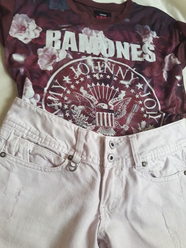 Pantalón vaquero lila Springfield T36