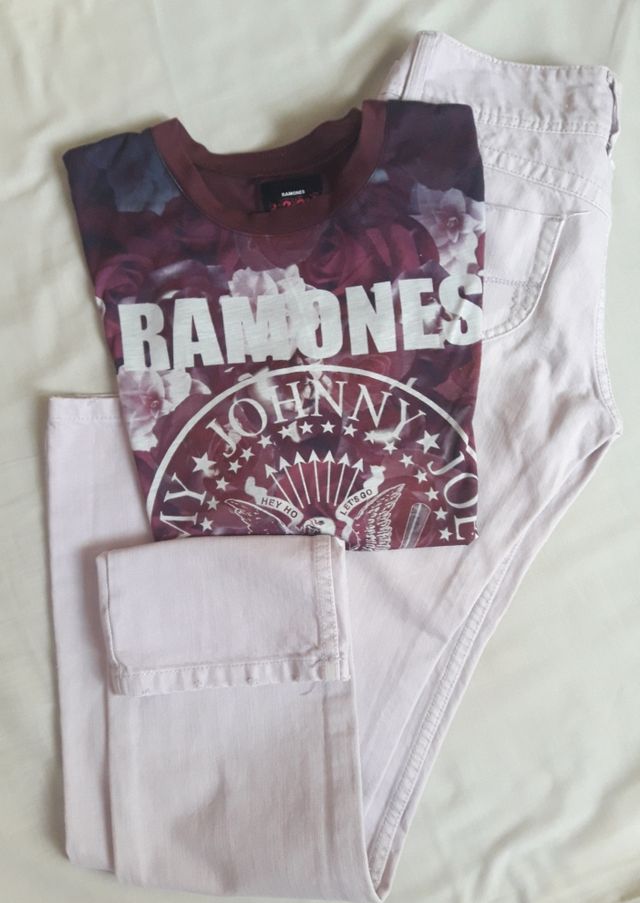 Pantalón vaquero lila Springfield T36