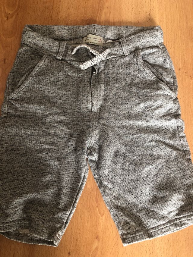 Pack 3 pantalones cortos niño talla 6 Zara