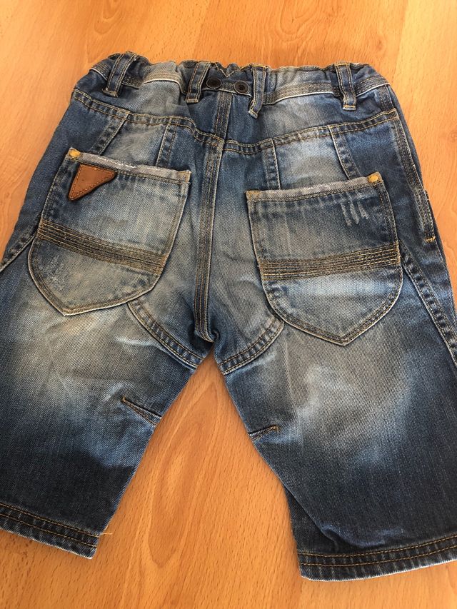 Pack 3 pantalones cortos niño talla 6 Zara