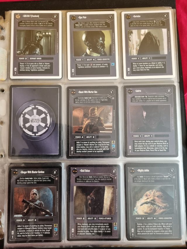 Cartas Star Wars CCG 
