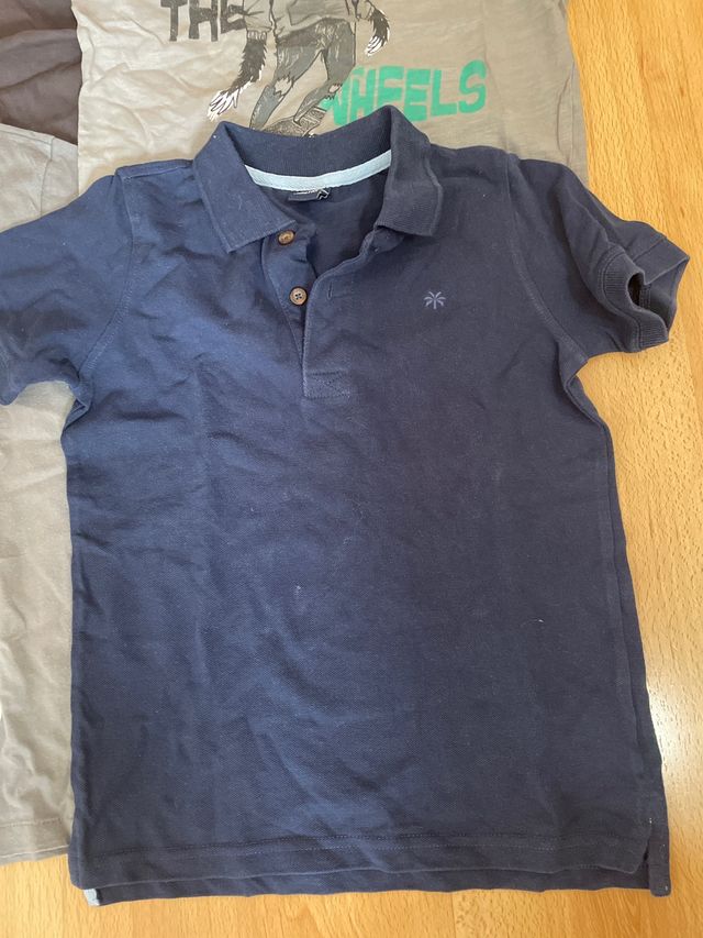 Lote 4 camisetas niño, talla 7, 3 Zara y 1 Freesty