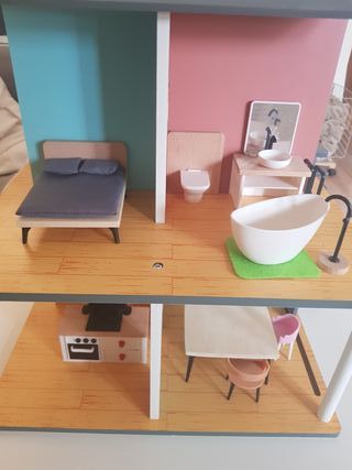 Casa De Muñecas en Miniatura Accesorio De Espejo Francés ~ ~ ~ 1:12 Salón-Hall