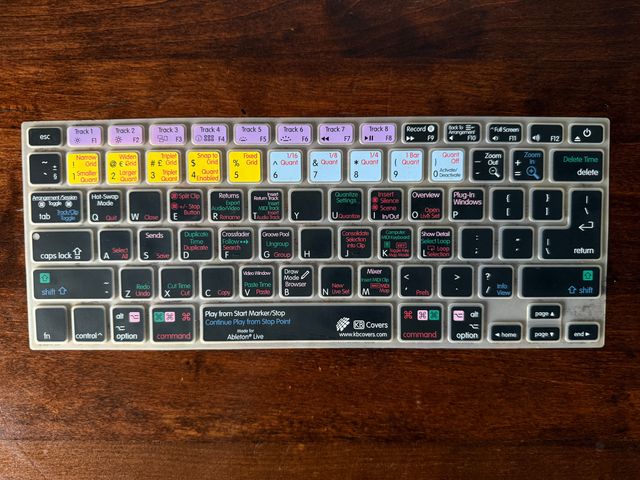 Cubierta del teclado Ableton Live