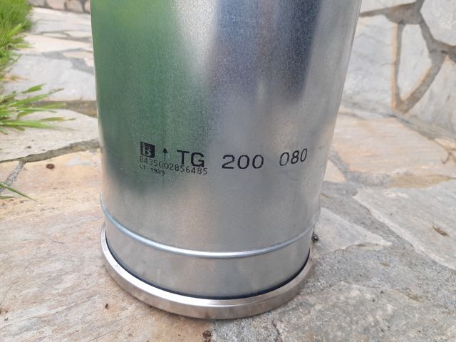 TUBO GALVANIZADO  DE 100x8ox20