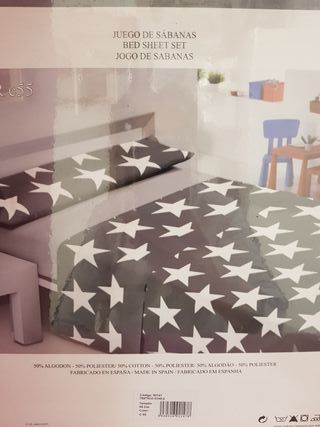 Juego de sábanas cama 90cm de segunda mano por 18 € en Juego sábanas cama 90cm de segunda mano por 18 € en Madrid
