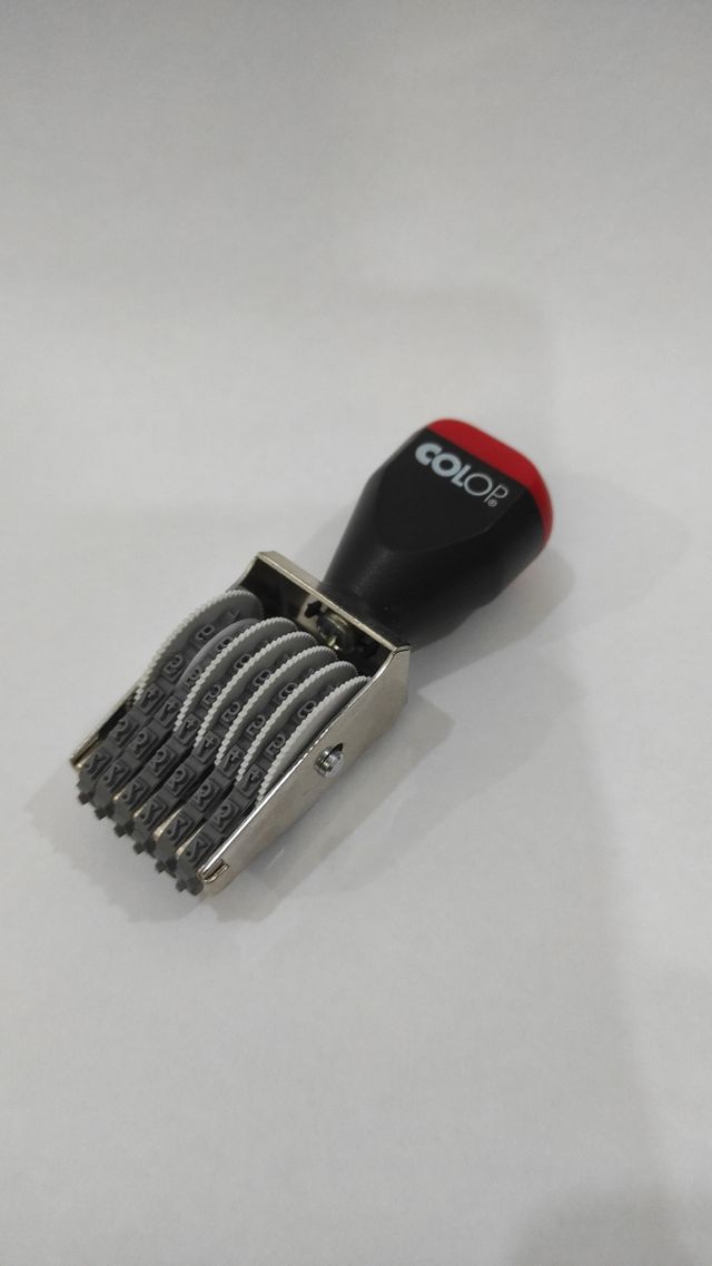 sellos printy, colop, reiner, fechadores.