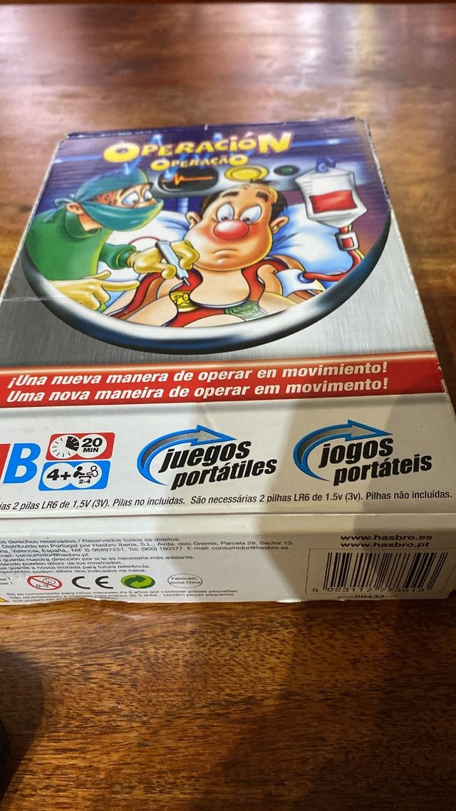 Juego de mesa de viaje Operación