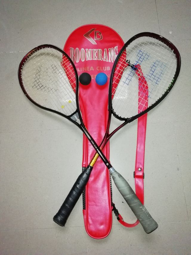 2 raquetas de squash 