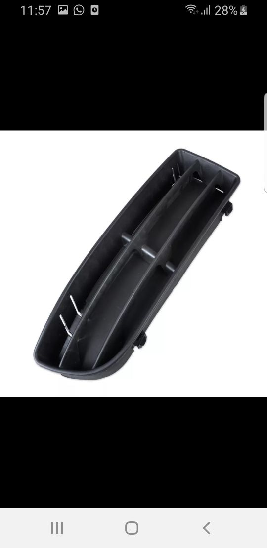 rejilla paragolpes derecha