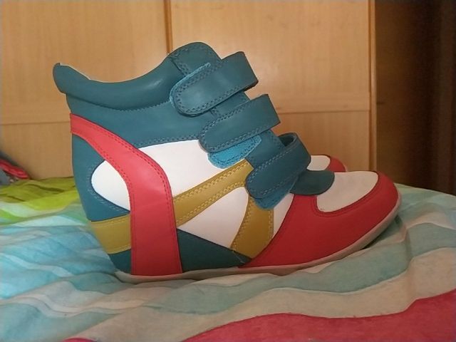 botines deportivos mustang cuñas nuevos