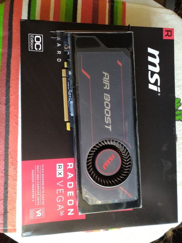 Msi Radeon Rx Vega 56 Air Boost 8g Oc De Segunda Mano Por 15 En Torrelavega En Wallapop