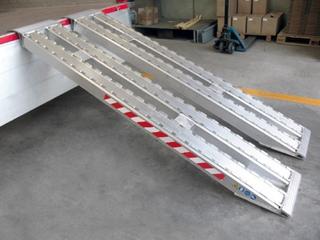 Rampas de aluminio para cadenas de hierro