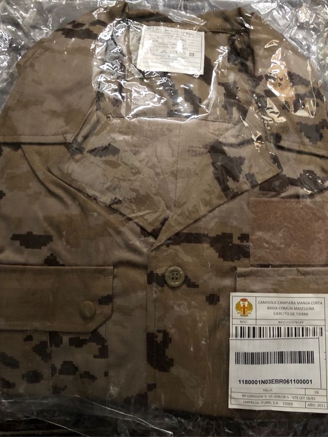 Camisola manga corta árida talla M