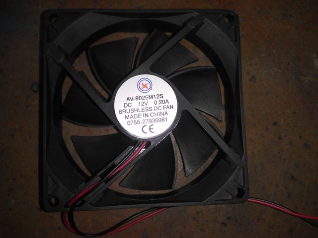 Lote 10 ventiladores 12v 