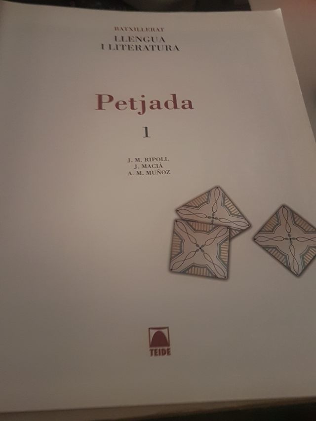 Lengua y literatura (Petjada) 1 Bachillerato