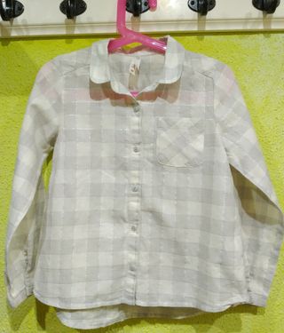 camisa blanca niña lefties