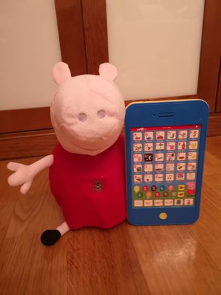 peppa pig peluche interactivo
