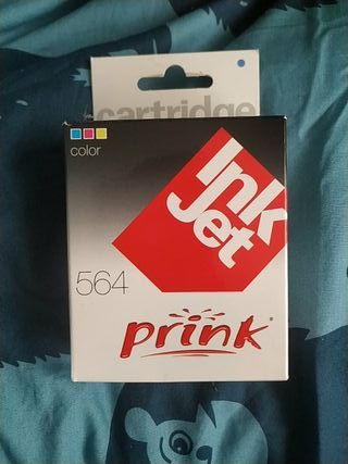 Cartucho tinta prink color 564 de segunda mano por 9 EUR en Santovenia de  Pisuerga en WALLAPOP