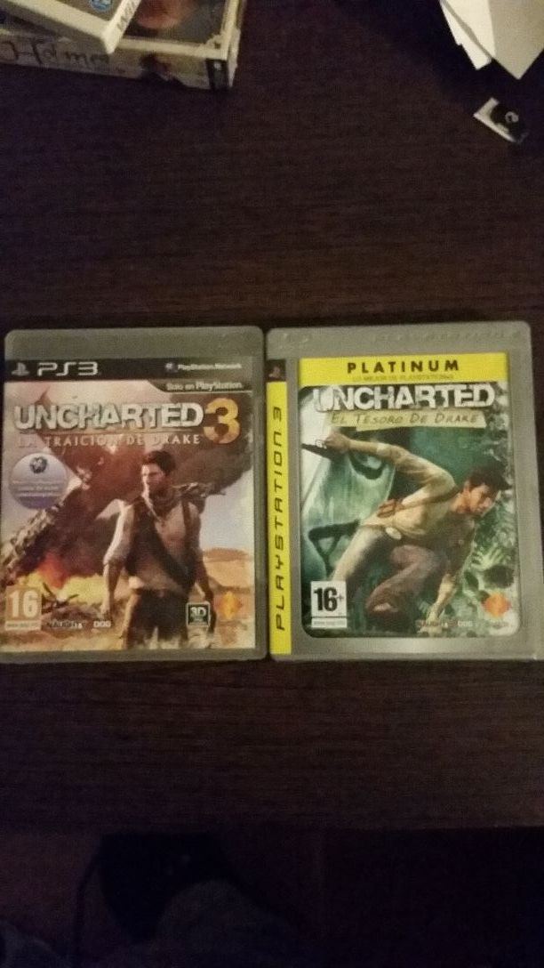 Lote Uncharted ps3 15€